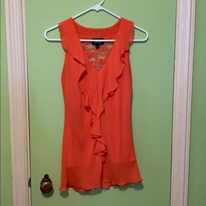 Orange blouse